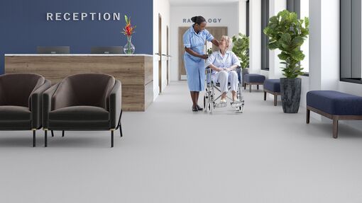 Flooring for health and care sectors