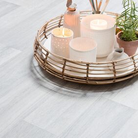 Candles, homewear, light flooring 