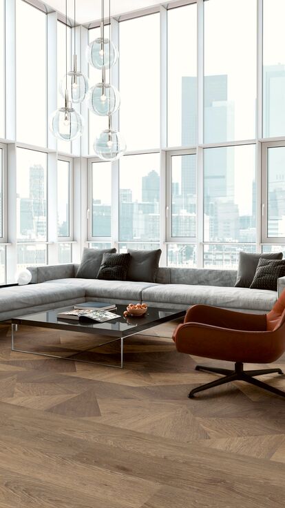 Brown Vinyl Flooring