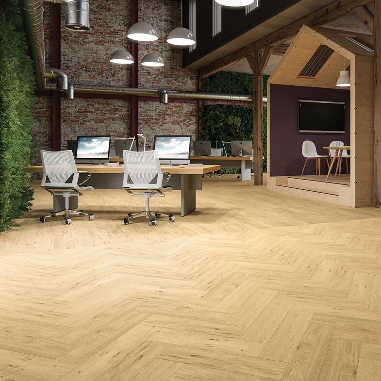 Polyflor vinyl flooring for workplace office