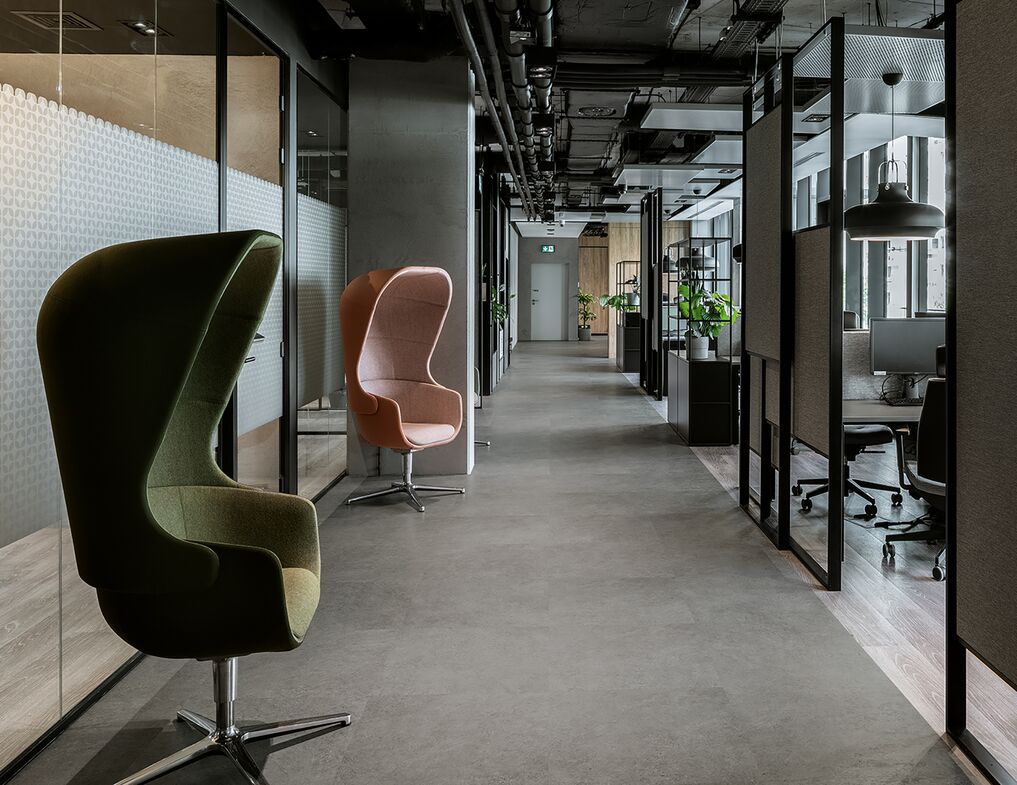 Polyflor vinyl flooring for workplace office
