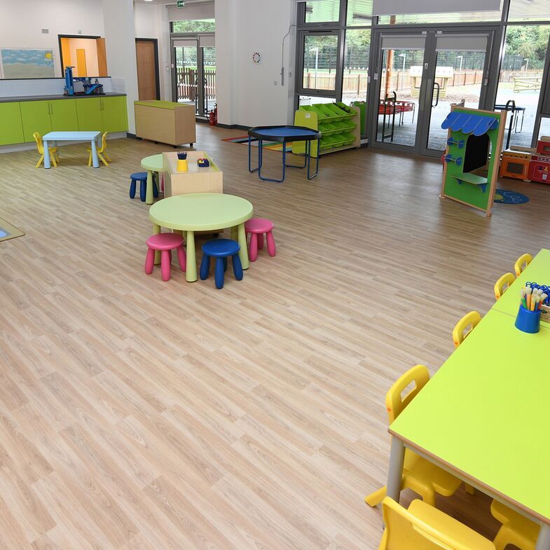 Polyflor vinyl flooring for the education sector - schools - colleges - university