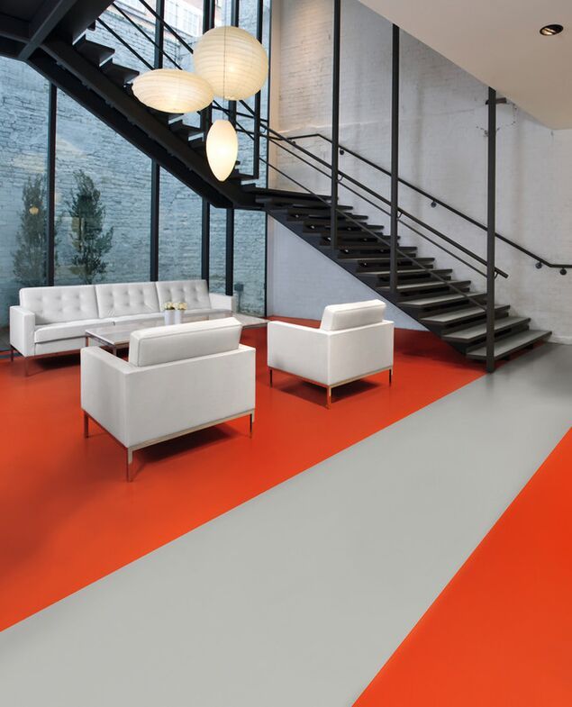 Red Vinyl Flooring