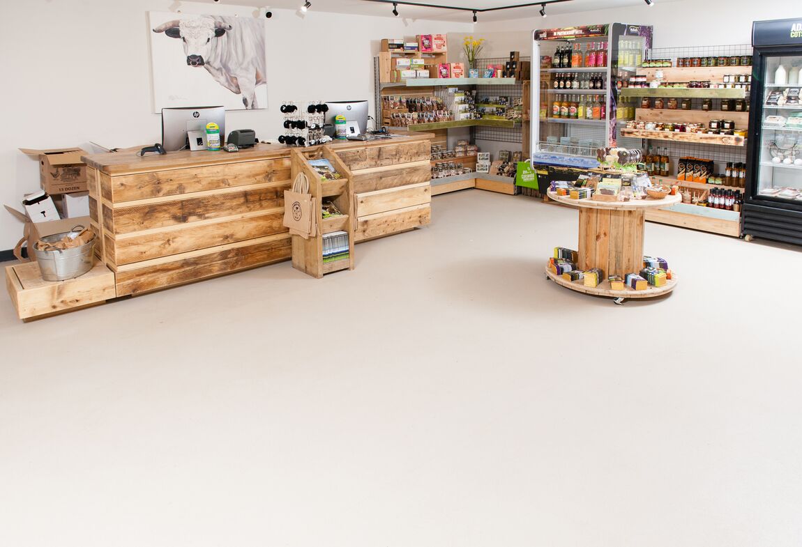 Beige Vinyl Flooring