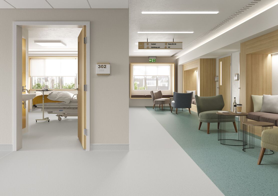 Green Vinyl Flooring