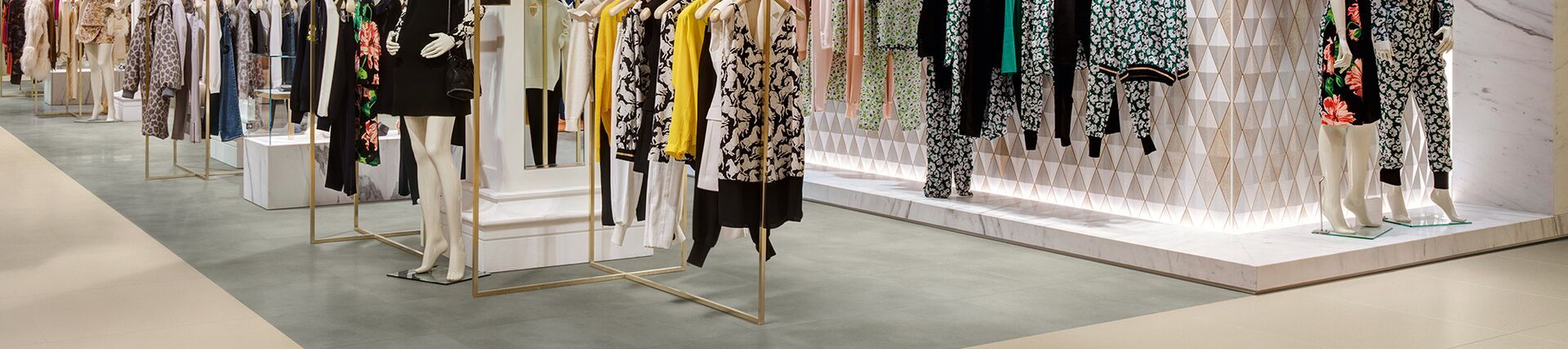Flooring for retail