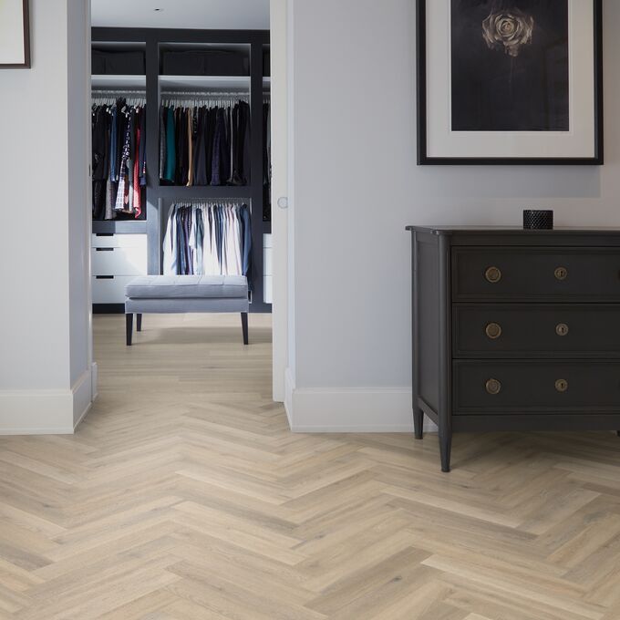 Hallway, parquet flooring, walk in wardrobe, pictures 