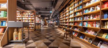 Rahva Raamat Book Shop using Polyflor Vinyl Flooring