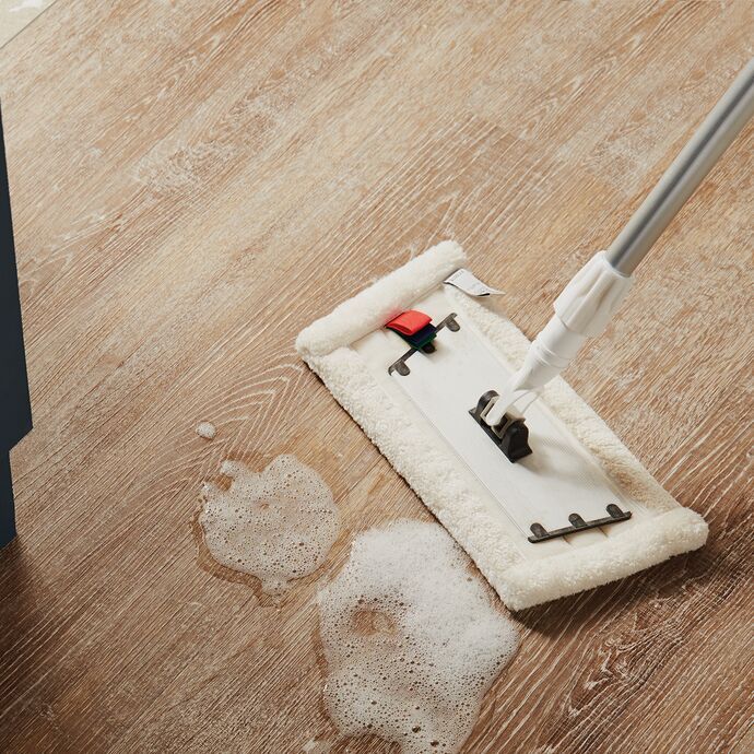 cleaning and care polyflor vinyl flooring banner